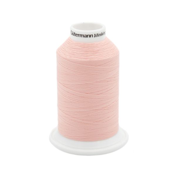 Нитки оверлочные Gutermann Miniking, 1000м, 659 св.персиково-розовый, 1 катушка