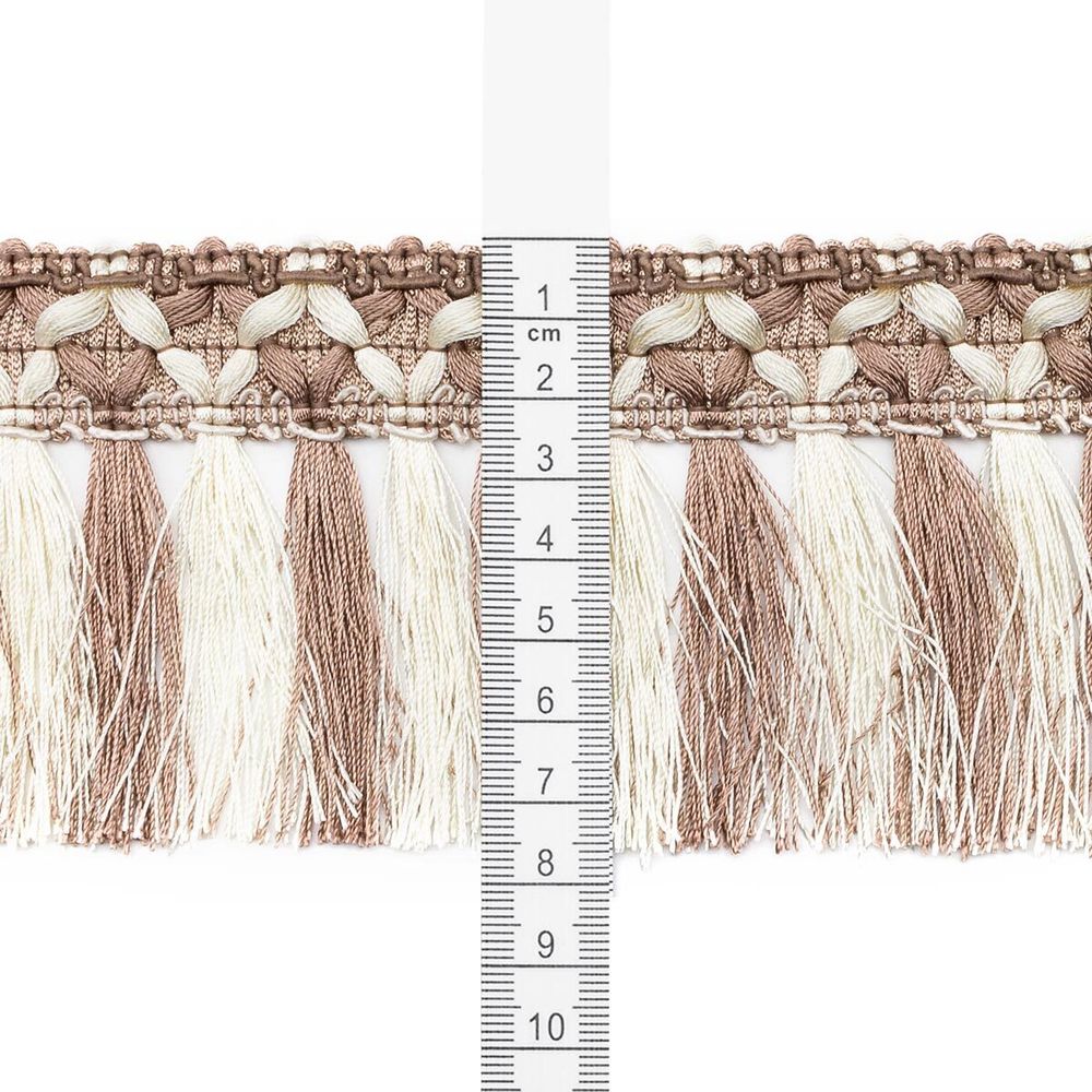 Бахрома отделочная 75.0 мм / 10 метров, с кистями, (122-107), 2035