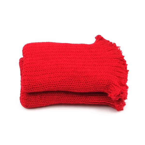 Манжеты трикотажные 7.0х9.5 см, 1 пара, плотные, 6 кл, 2х1, без шва, 739 кармин (красный)