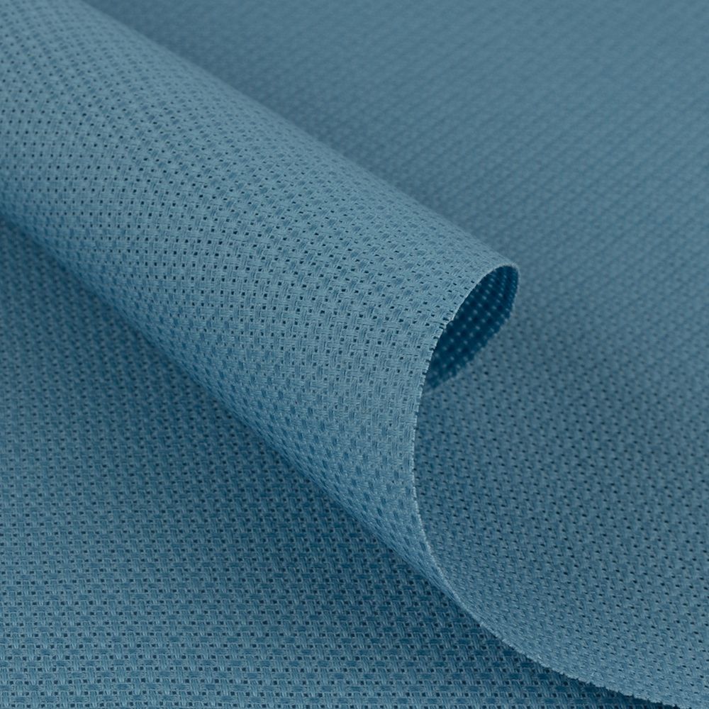 Канва Aida 14 ct, 150 см / 10 метров, голубой, Gamma K04