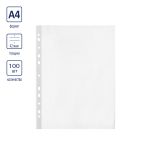 Файл-вкладыш A4, 100 шт, глянцевый, прозрачный EC2606-42, Expert Complete