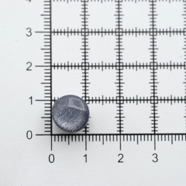 Пуговицы на ножке 18L (11мм), пластик (col.07 т.серый), 72 шт, CR P-45