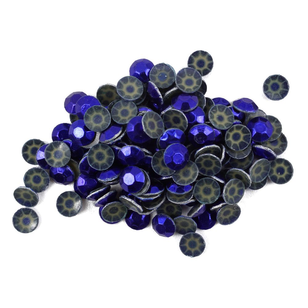 Стразы термоклеевые, 3 мм, ss12, 150 шт/упак (122 фиолетовый)