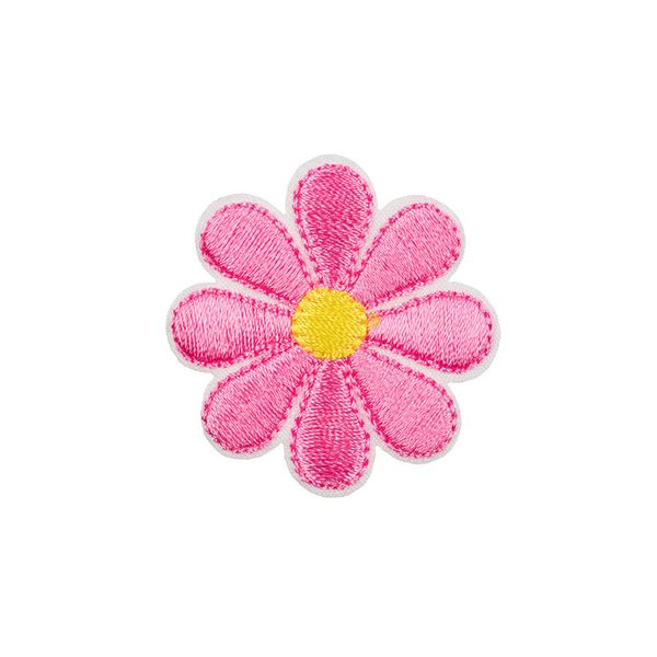 Термоаппликация №04/5, 5 шт, №1580C цветок малиновый 3.5х3.5 см, Gamma