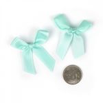 Бантики пришивные 3,5см MJRF070 мятный F201 уп.100 шт