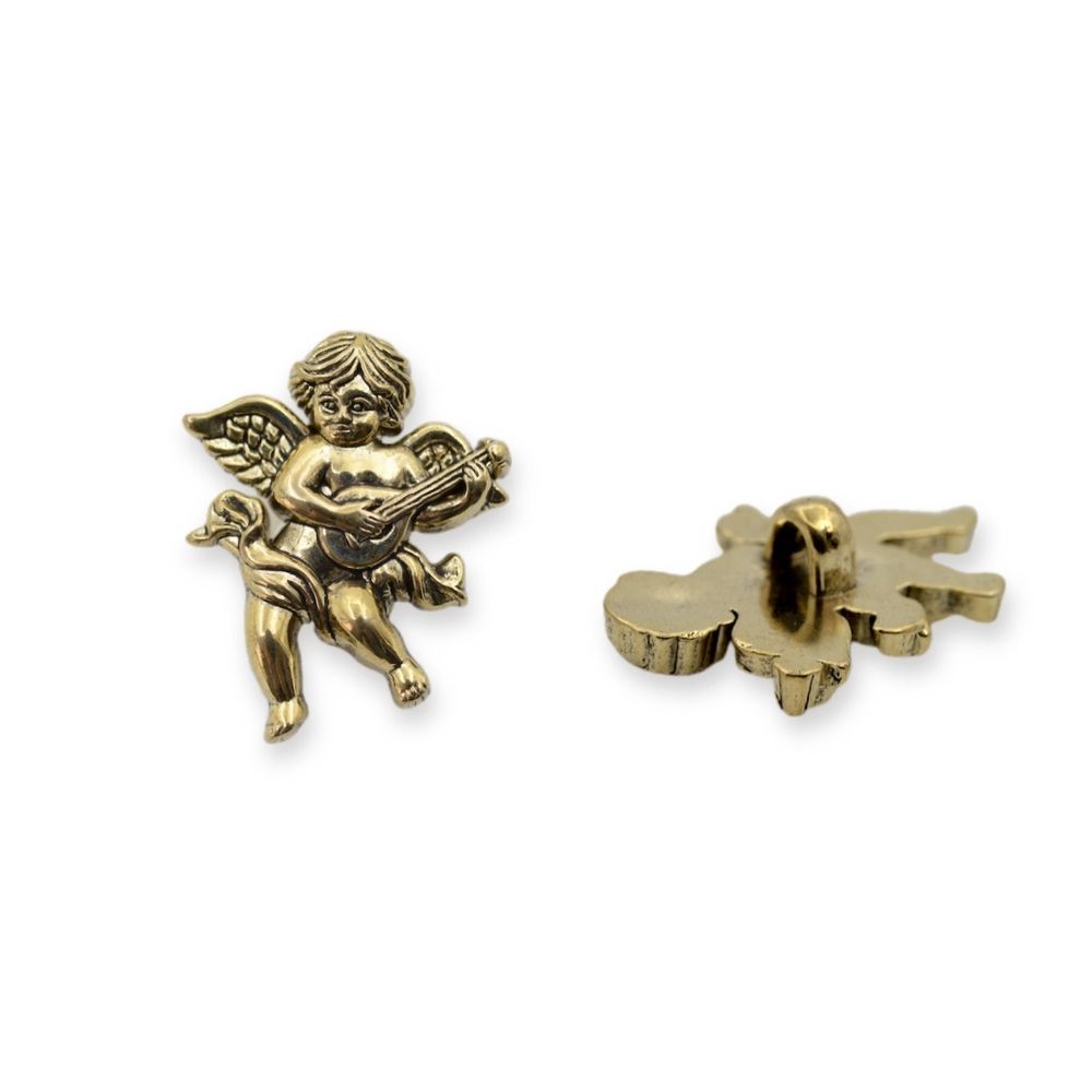 Украшения декоративные пуговицы Ангел, 26 мм (AG), 36 шт, S090204