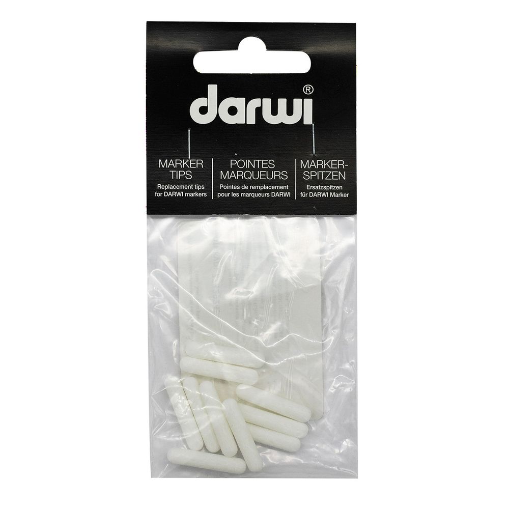 Наконечники для маркеров Darwi ACRYL Opak, 3мм, 10 шт