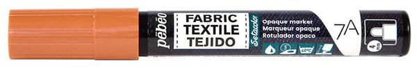 Маркер для темных и светлых тканей 7A Opaque 4 мм, перо круглое, 6 шт, 804433 Под медь, Pebeo