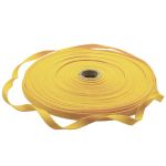 Стропа (ременная лента) 10 мм / 25 метров, толщ. 1.0 мм, [5.5 г/пог.м], 100% п/п, 2 желтый