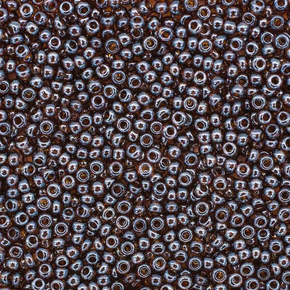 Бисер Preciosa прозрачный жемчужный 10/0 (16110) круг. отв, 50гр