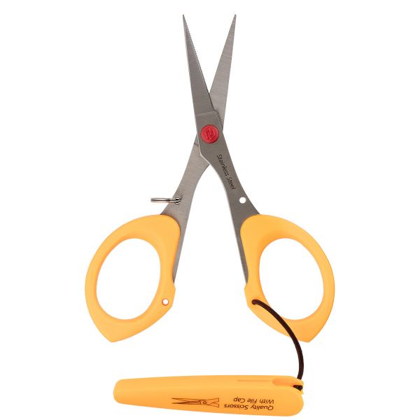 Ножницы рукодельные 11.5 см, оранжевые, Gamma ROS-03