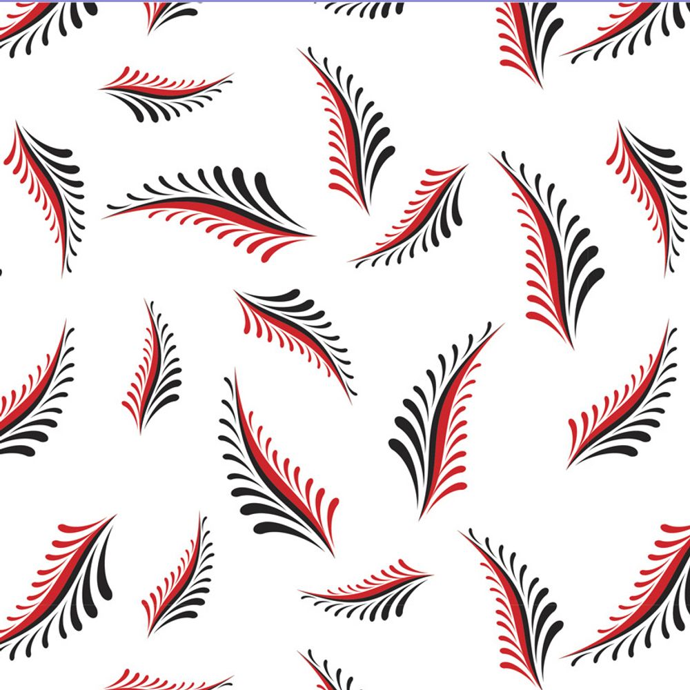 Ткань для пэчворка Peppy Мезенские узоры, отрез 50х50 см, 135 г/м², МУ-07 белый, Peppy