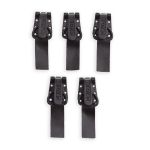 Крючок шубный PQ 45 мм, т.коричневый, PQ5204, 5 шт