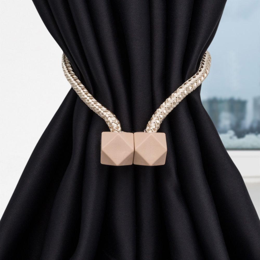 Подхваты шторные магнитные, 2 штук, бежевый, MTW183