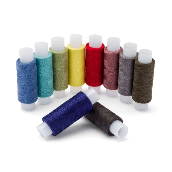 Швейные нитки (набор) 50/2, 10 кат. по 200 метров, ассорти №100, Astra&Craft