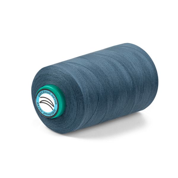 Нитки универсальные Nitka 40/2, 4570 м (5000 ярд) / 1 кат., 313 серо-синий