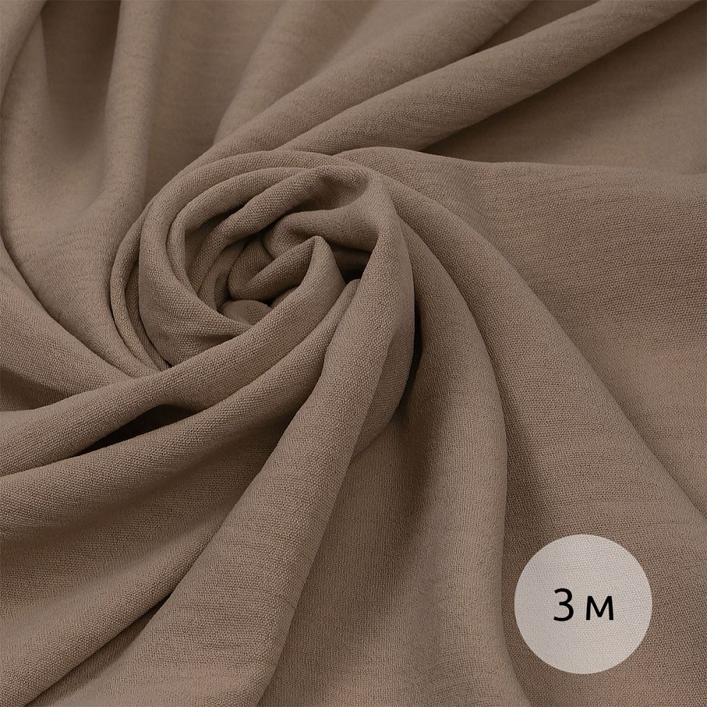 Лен Манго 160 г/м², 150 см / 3 метра, TBY.Mg.03.3, цв.бежевый
