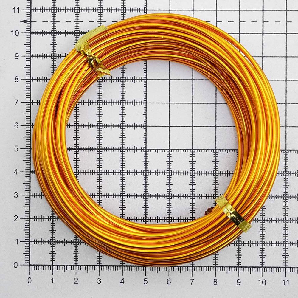 Проволока для рукоделия 2 мм / 10 м, Astra&Craft, 17 золото