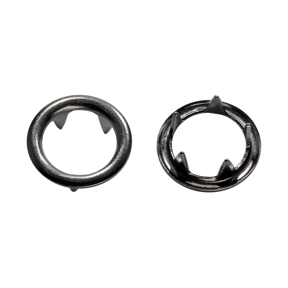 Часть кнопки рубашечной ⌀11 мм (A, D-части), черн. никель, 100 шт, BIG