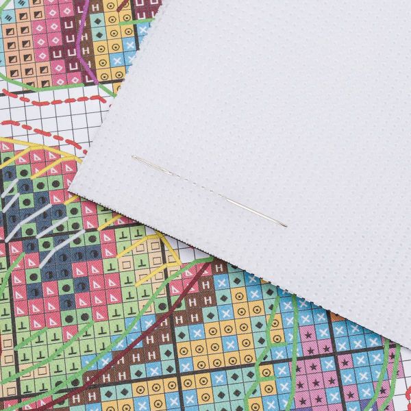 Набор для вышивания нитками Овен, Магнит. Улитка. 9,2х8,4см