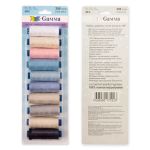 Нитки швейные бытовые Gamma 40/2, 183 м / 10 кат, ассорти 06