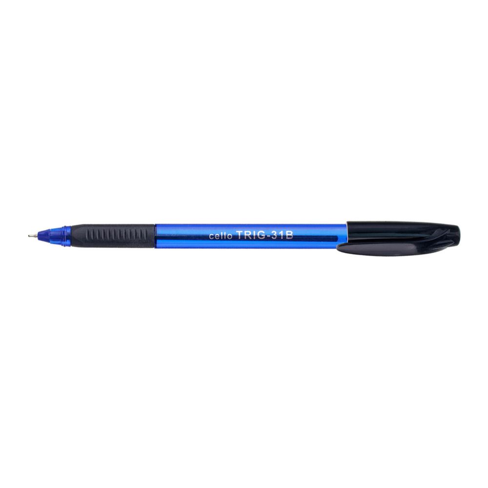 Ручка шариковая Tri-Grip blue barrel 0.7 мм 12 шт, 0747 цвет чернил: синий, Cello, 0747