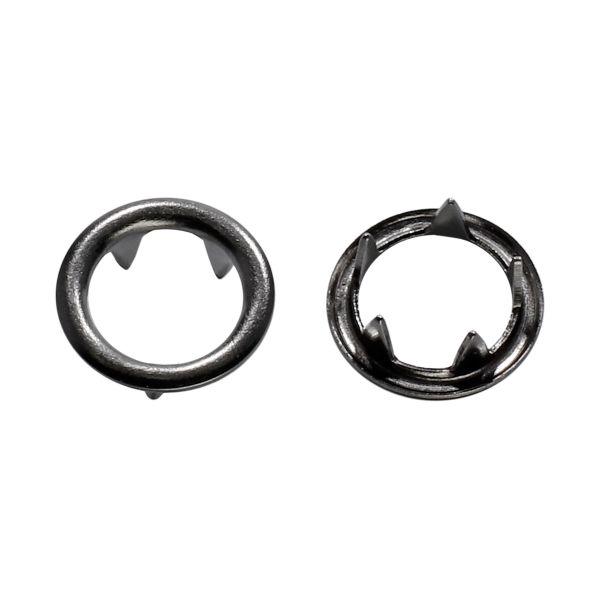 Часть кнопки рубашечной ⌀11 мм (A, D-части), черн. никель, 100 шт, BIG