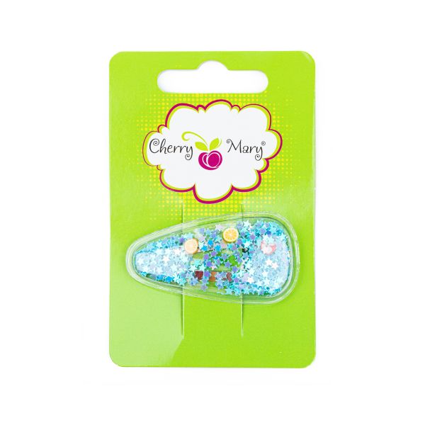 Заколка для волос, 5 шт, №02 голубой, Cherry Mary DZ07077