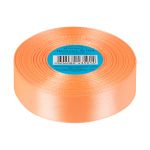 Лента атласная 1-сторонняя 25.0 мм / 33±2 метра, 024 бл.оранжевый, Gamma
