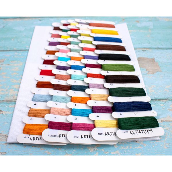 Набор для вышивания нитками LetiStitch L8223, Времена года: Лето 37х30см