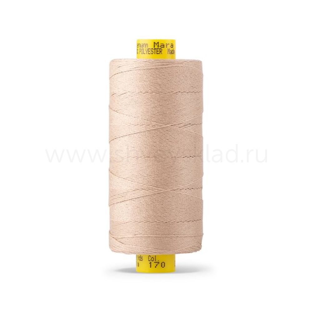 Нить отделочная Gutermann Mara 30/2, 300 м, 702404, 170 кэмел, 1 шт