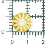 Пуговицы на ножке со стразом 20L (02), 50 шт