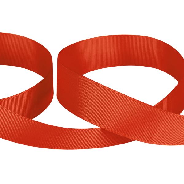 Лента репсовая нарезка 25.0 мм / 5 шт по 5.4 метра, 047 рыжий, Gamma GR-25