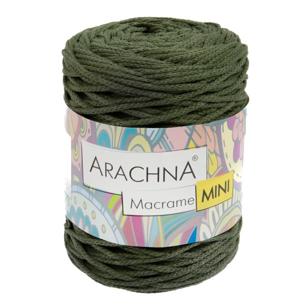 Пряжа Arachna Macrame Mini / уп.4 мот. по 250г, 200м, 48 хаки
