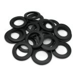 Люверсы шторные ⌀35 мм, с многоуровневым замком цвет № 70 матовый черный, 10 шт