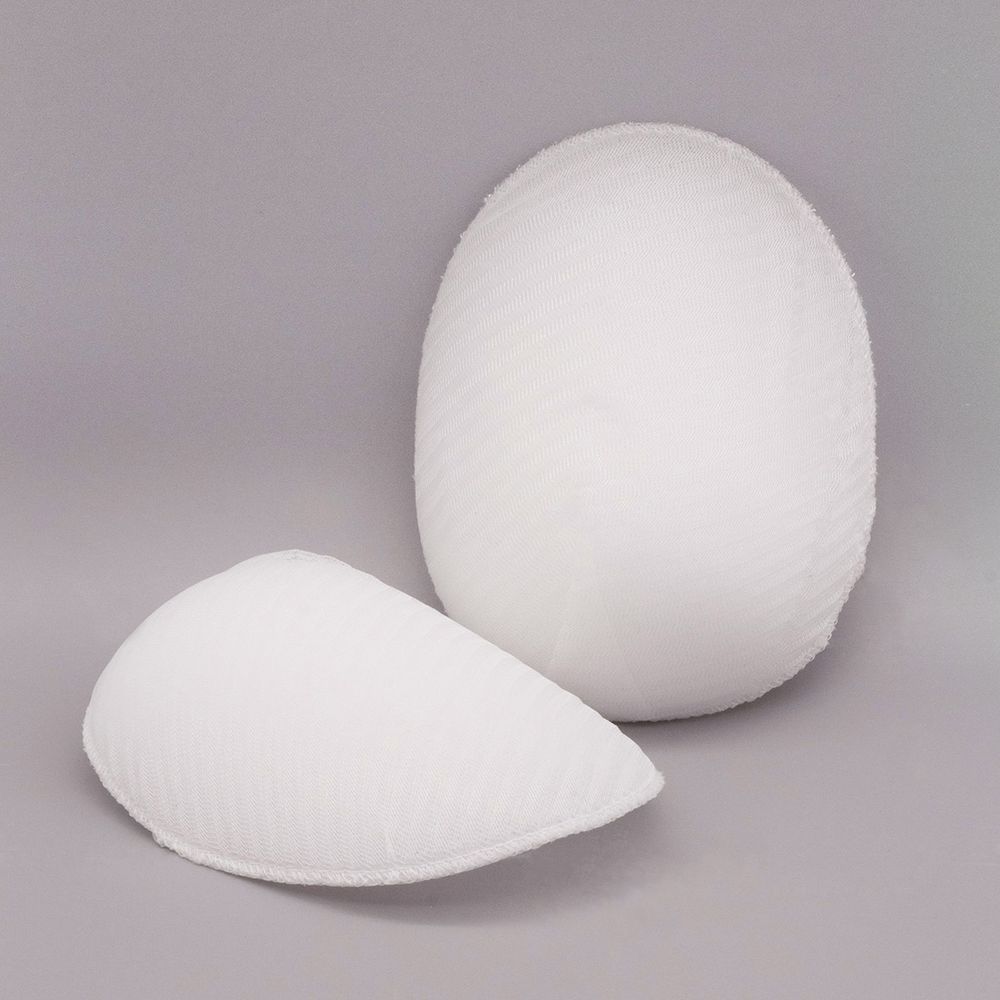 Плечевые накладки (подплечники) реглан 105х145х13 мм, белый, 50 пар