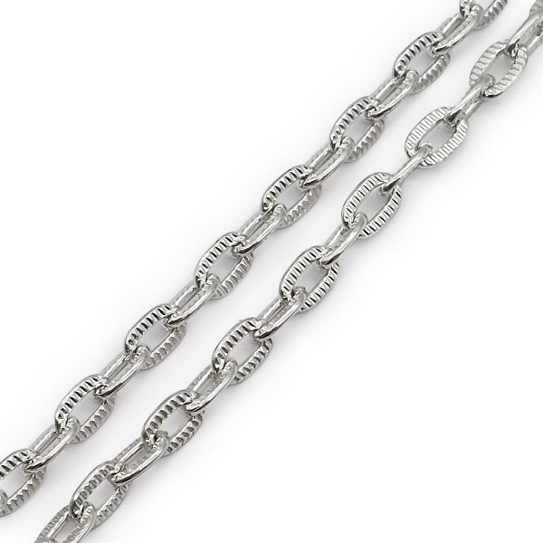 Цепь алюминиевая 8,3х5,0х10м (никель), К1711