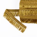 Бахрома отделочная 60.0 мм / 25 метров, золото, Gamma 1163