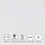 Холст грунтованный на подрамнике 30х35 см, 390 г/м², 2 шт, Залесский среднезернистый, Vista-Artista PLMG-3035