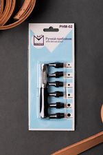 Пробойник ручной, 6 насадок, Micron PHM-02