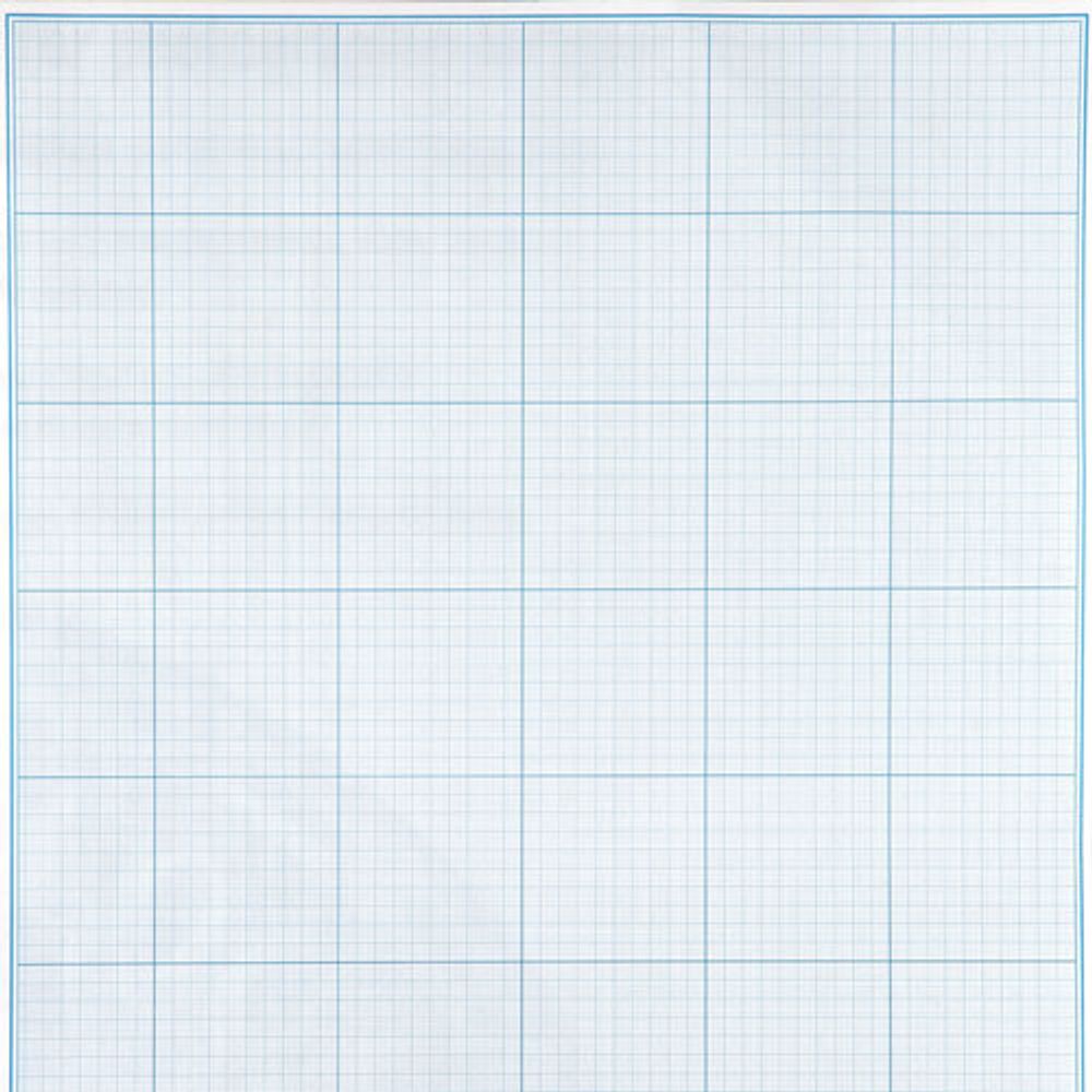 Бумага масштабно-координатная 88см х 10м, цв. голубой