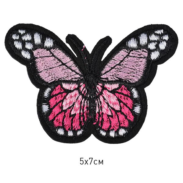 Термоаппликация Бабочка-01, 5х7см, 10 шт