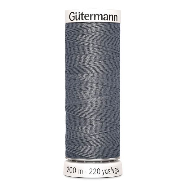 Нитки универсальные Gutermann Sew-all, 200м, 497 перламутровый джинсовый, 5 катушек