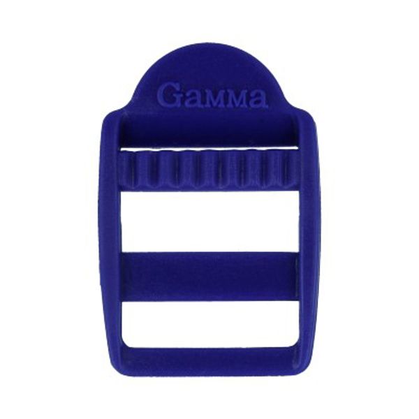 Пряжка регулировочная пластик 19 мм, 100 шт, 220 синий, Gamma SAM001