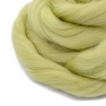 Шерсть для валяния Троицкая п/тонкая 1х100 г (до 29 мкр), 3174 светлая фисташка