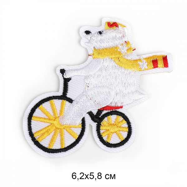 Термоаппликация Медведь 6,2х5,8см, 10 шт