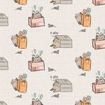 Ткань для пэчворка Peppy Мартовская песня, рулон 112 см / 5 метров, МП-10 бежевый, Peppy