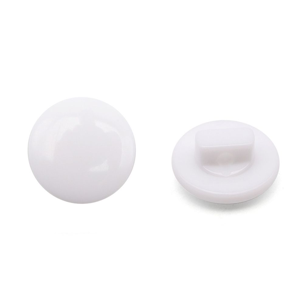 Пуговицы на ножке 11мм (абсолютно-белый глянец), КЗ1, 144 шт