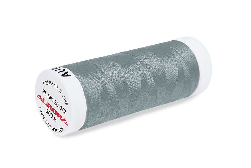 Нитки для креативных работ Aurora №120, 300 м, цв. PF485, 5 катушек