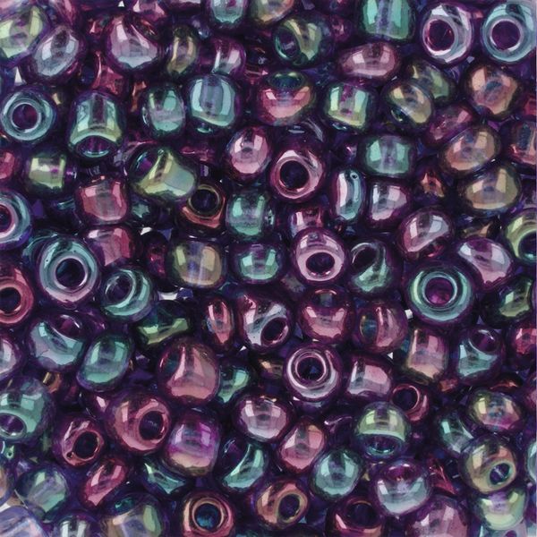 Бисер Zlatka 8/0 (2.9 мм), 100 г (10х10 г), №0176 т.сиреневый, GR